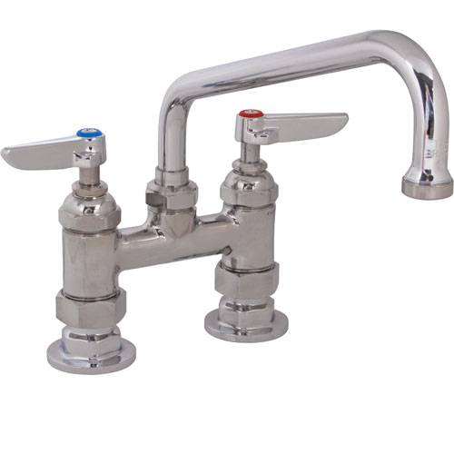 (image for) T&S Brass 227 FAUCET,4"DECK , 8"SPT,LEADFREE